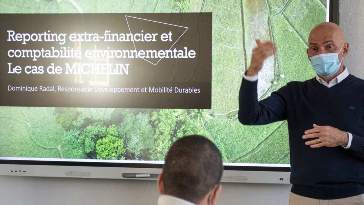 Dominique Radal, responsable de la Transformation et de la Performance Durables chez Michelin